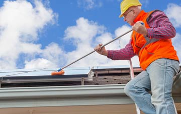 Aston On Clun soft wash roof cleaning